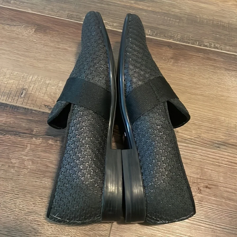 Men's Aldo Loafers‎ Size 9 Black Pattern